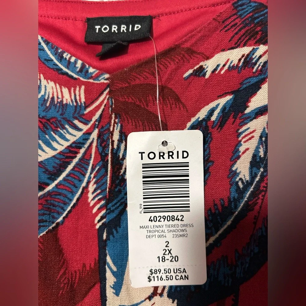 Torrid Maxi Lenny tiered Sundress - Picture 4 of 4